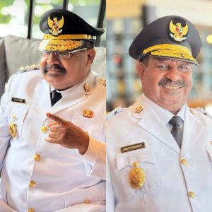 Jhon Tabo dan Ones Pahabol Resmi Pimpin Papua Pegunungan: “Kami Anak Koteka, Ini Doa Mama-Mama di Celah Gunung”