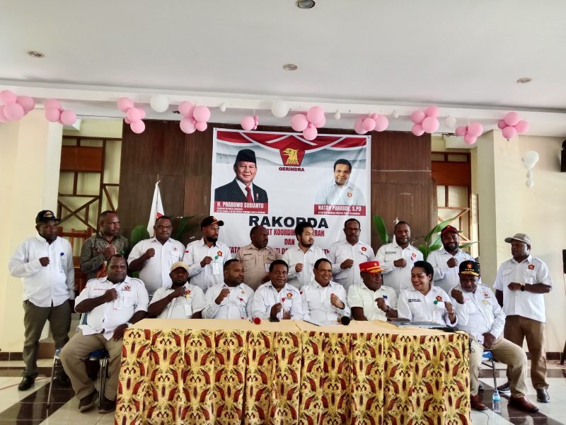 RAKORDA DPD Partai Gerindra Papua Pegunungan di Jayapura: Konsolidasi, Evaluasi, dan Komitmen Kuat Bangun Daerah Pasca Pemilu
